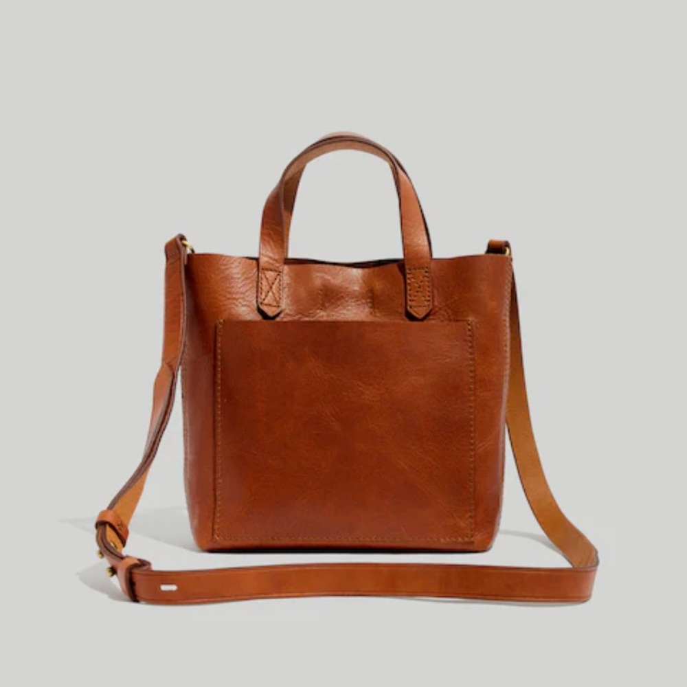 Madewell Small Transport Crossbody - English Saddle Brown Leather
